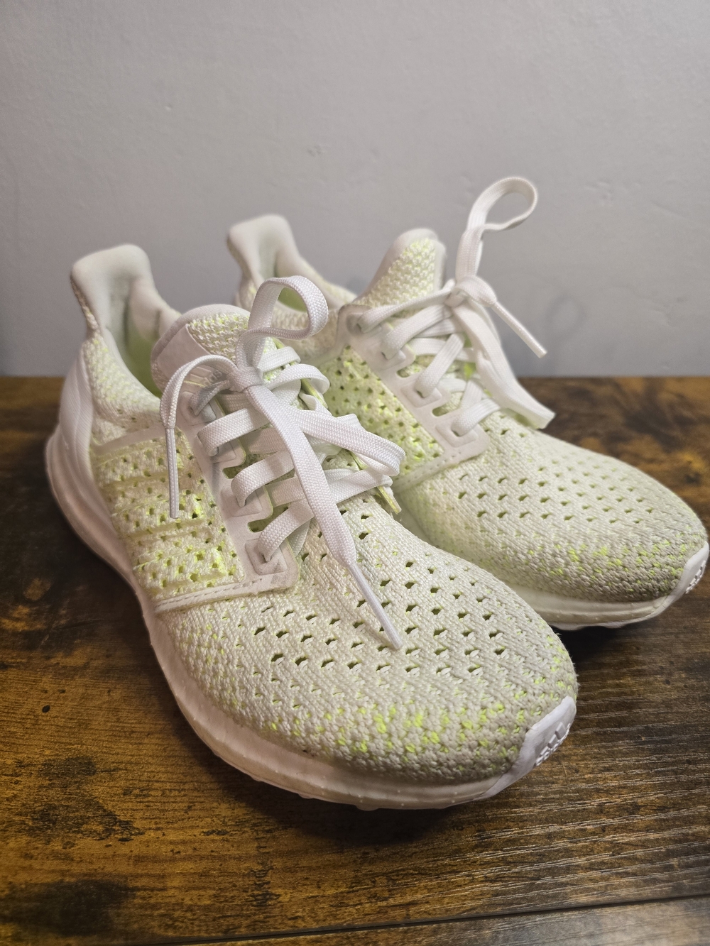 Adidas UltraBoost Clima J Shock Yellow B43506 Size 4Y Womens 5.5 Running Shoes